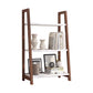 Open Back Bookshelf Scandinavian Style Bookcase for Study Room and Office Brown 19.7"L x 13.8"W x 35.4"H Clearhalo 'Bookcases' 'Furniture' 'furniture_bookcases' 'kitchen' 'kitchen_bookcases' 'Living Room Furniture' 'Office Furniture' 4826533