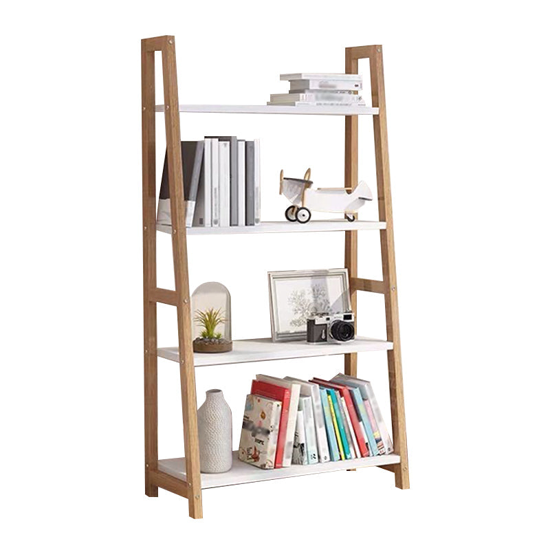 Open Back Bookshelf Scandinavian Style Bookcase for Study Room and Office Natural 24"L x 14"W x 43"H Clearhalo 'Bookcases' 'Furniture' 'furniture_bookcases' 'kitchen' 'kitchen_bookcases' 'Living Room Furniture' 'Office Furniture' 4826537