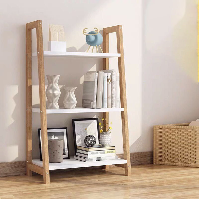 Open Back Bookshelf Scandinavian Style Bookcase for Study Room and Office Clearhalo 'Bookcases' 'Furniture' 'furniture_bookcases' 'kitchen' 'kitchen_bookcases' 'Living Room Furniture' 'Office Furniture' 4826543