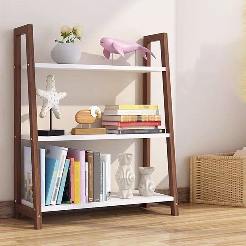 Open Back Bookshelf Scandinavian Style Bookcase for Study Room and Office Clearhalo 'Bookcases' 'Furniture' 'furniture_bookcases' 'kitchen' 'kitchen_bookcases' 'Living Room Furniture' 'Office Furniture' 4826548