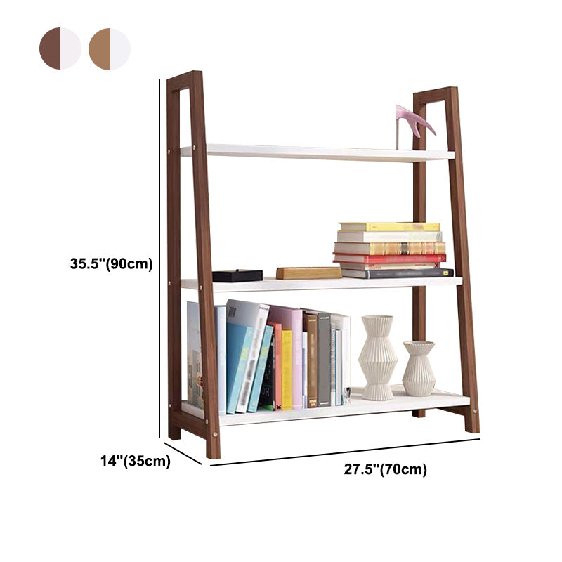 Open Back Bookshelf Scandinavian Style Bookcase for Study Room and Office Clearhalo 'Bookcases' 'Furniture' 'furniture_bookcases' 'kitchen' 'kitchen_bookcases' 'Living Room Furniture' 'Office Furniture' 4826552
