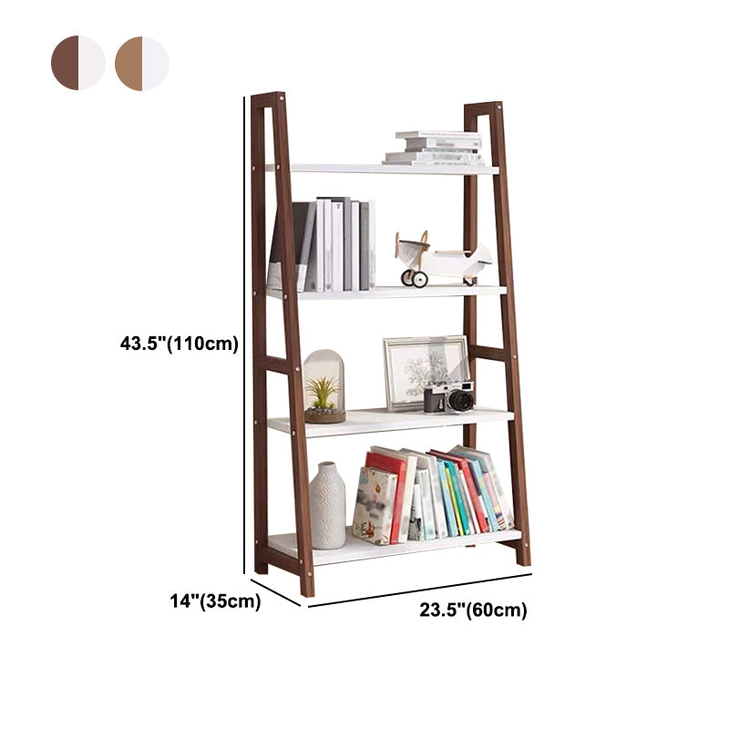 Open Back Bookshelf Scandinavian Style Bookcase for Study Room and Office Clearhalo 'Bookcases' 'Furniture' 'furniture_bookcases' 'kitchen' 'kitchen_bookcases' 'Living Room Furniture' 'Office Furniture' 4826554