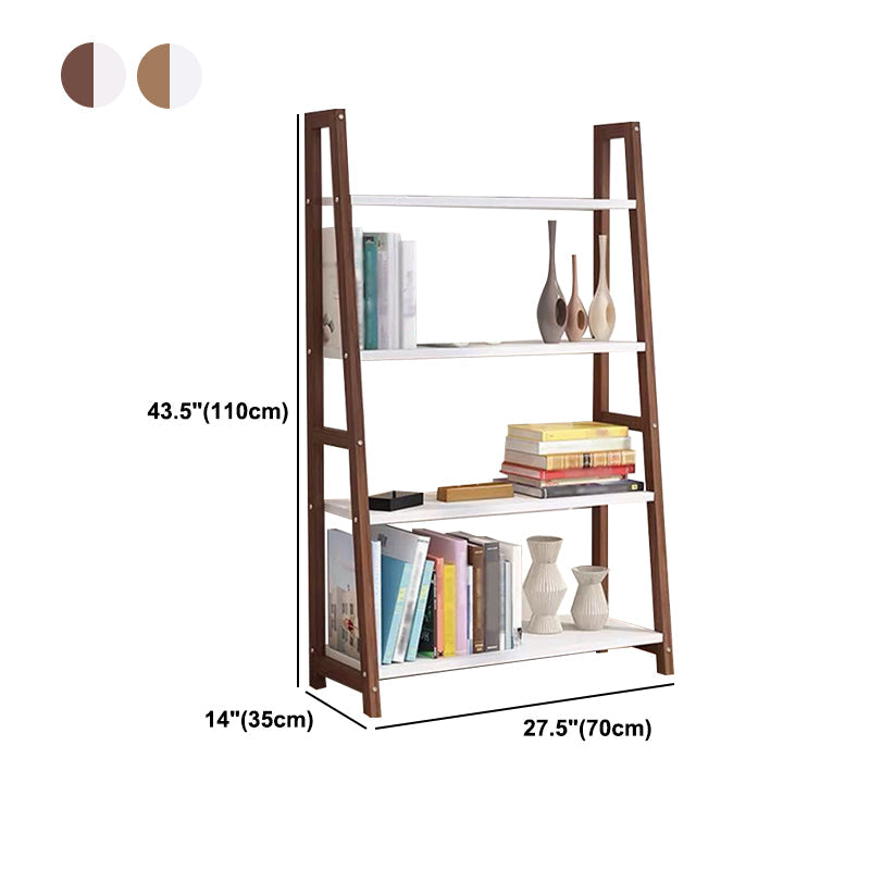Open Back Bookshelf Scandinavian Style Bookcase for Study Room and Office Clearhalo 'Bookcases' 'Furniture' 'furniture_bookcases' 'kitchen' 'kitchen_bookcases' 'Living Room Furniture' 'Office Furniture' 4826555