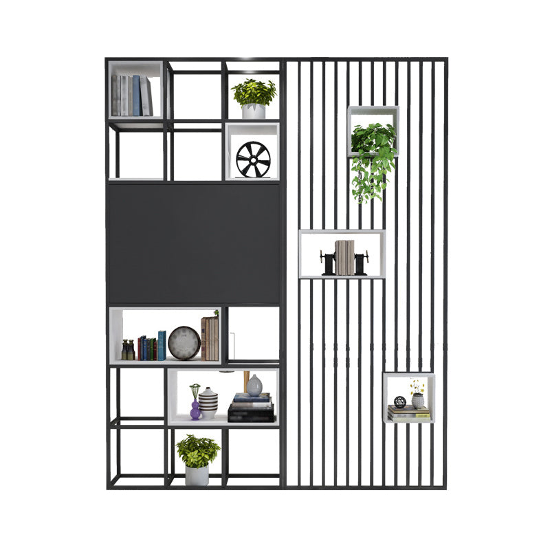 Open Back Bookshelf Industrial Style Solid Wood Bookcase for Home Office Shelves Clearhalo 'Bookcases' 'furn' 'furn_bookcases' 'Furniture' 'furniture_bookcases' 'kitchen' 'kitchen_bookcases' 'Living Room Furniture' 'Office Furniture' 4826560