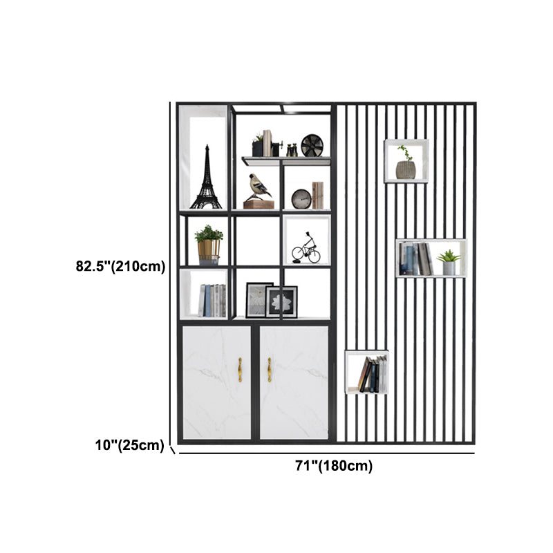 Open Back Bookshelf Industrial Style Solid Wood Bookcase for Home Office Clearhalo 'Bookcases' 'furn' 'furn_bookcases' 'Furniture' 'furniture_bookcases' 'kitchen' 'kitchen_bookcases' 'Living Room Furniture' 'Office Furniture' 4826579