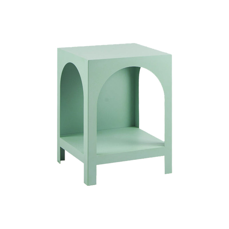 Metal Closed Back Bookshelf Scandinavian Style Bookcase for Home Office 14"L x 14"W x 18.5"H Green Clearhalo 'Bookcases' 'furn' 'furn_bookcases' 'Furniture' 'furniture_bookcases' 'kitchen' 'kitchen_bookcases' 'Living Room Furniture' 'Office Furniture' 4826596