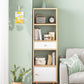 Scandinavian Manufactured Wood Standard Bookshelf Vertical Open Bookshelf with Door Clearhalo 'Bookcases' 'furn' 'furn_bookcases' 'Furniture' 'furniture_bookcases' 'kitchen' 'kitchen_bookcases' 'Living Room Furniture' 'Office Furniture' 4826613