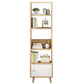 Scandinavian Manufactured Wood Standard Bookshelf Vertical Open Bookshelf with Door 19.7"L x 9.4"W x 70.9"H White-Wood Cabinets Clearhalo 'Bookcases' 'furn' 'furn_bookcases' 'Furniture' 'furniture_bookcases' 'kitchen' 'kitchen_bookcases' 'Living Room Furniture' 'Office Furniture' 4826629