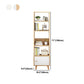 Scandinavian Manufactured Wood Standard Bookshelf Vertical Open Bookshelf with Door Clearhalo 'Bookcases' 'furn' 'furn_bookcases' 'Furniture' 'furniture_bookcases' 'kitchen' 'kitchen_bookcases' 'Living Room Furniture' 'Office Furniture' 4826642
