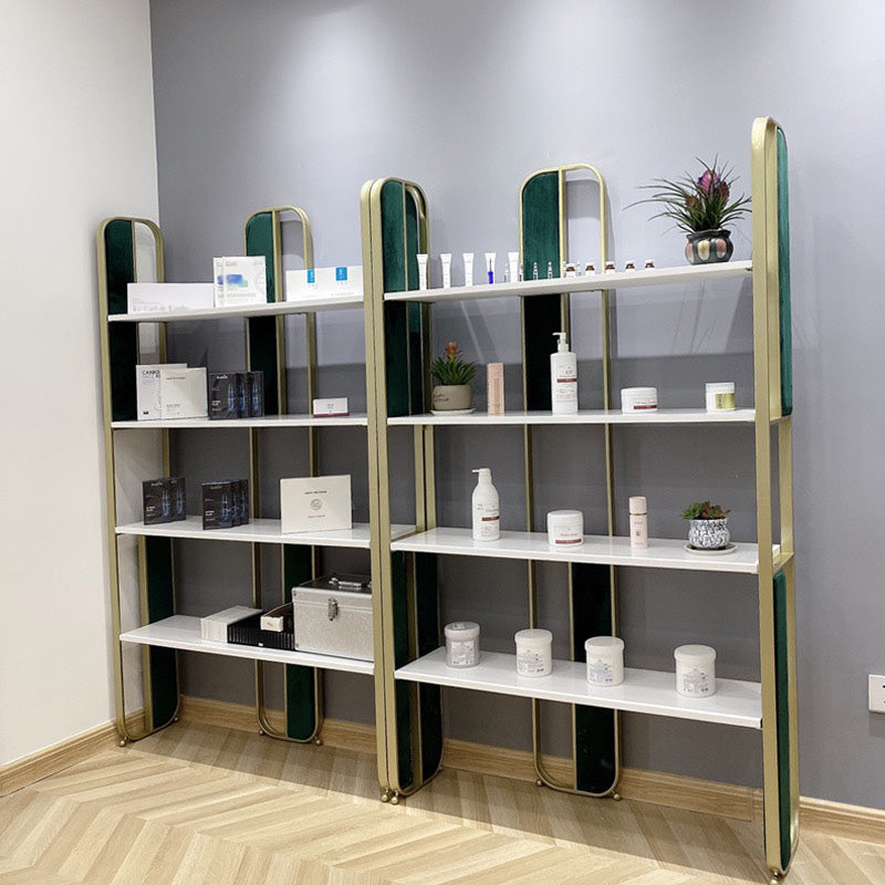 Metal Open Back Bookshelf Scandinavian Vertical Iron Frame Bookshelf Clearhalo 'Bookcases' 'furn' 'furn_bookcases' 'Furniture' 'furniture_bookcases' 'kitchen' 'kitchen_bookcases' 'Living Room Furniture' 'Office Furniture' 4826645