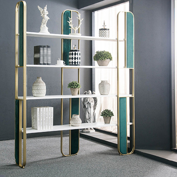 Metal Open Back Bookshelf Scandinavian Vertical Iron Frame Bookshelf Clearhalo 'Bookcases' 'furn' 'furn_bookcases' 'Furniture' 'furniture_bookcases' 'kitchen' 'kitchen_bookcases' 'Living Room Furniture' 'Office Furniture' 4826651