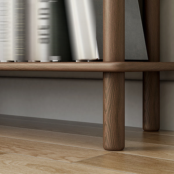 Rubber Wood Etagere Bookshelf Contemporary Open Bookshelf for Home Clearhalo 'Bookcases' 'furn' 'furn_bookcases' 'Furniture' 'furniture_bookcases' 'kitchen' 'kitchen_bookcases' 'Living Room Furniture' 'Office Furniture' 4826659