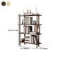 Rubber Wood Etagere Bookshelf Contemporary Open Bookshelf for Home Clearhalo 'Bookcases' 'furn' 'furn_bookcases' 'Furniture' 'furniture_bookcases' 'kitchen' 'kitchen_bookcases' 'Living Room Furniture' 'Office Furniture' 4826675