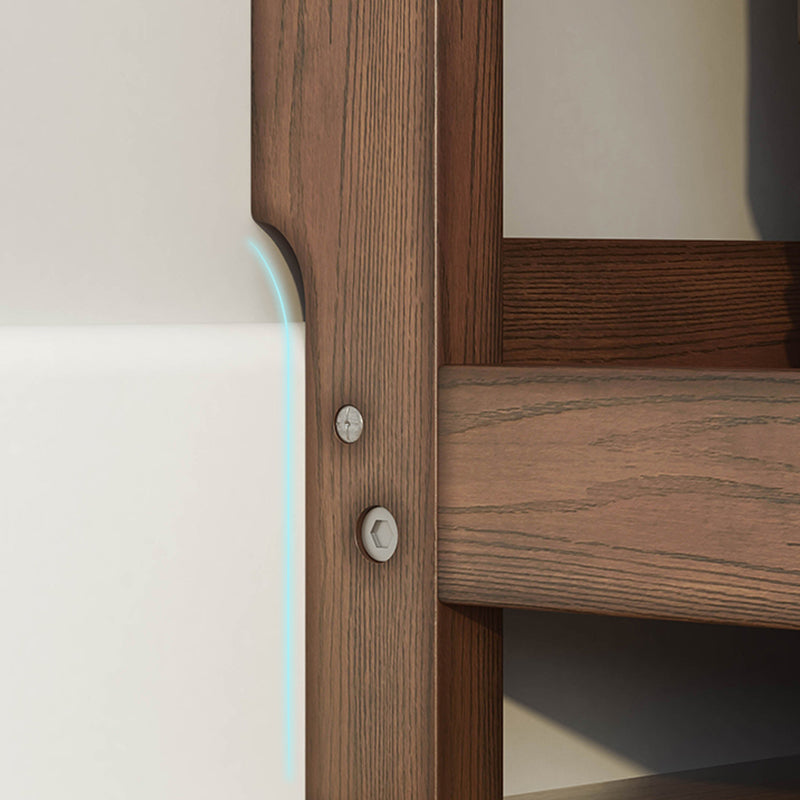 Wood Vertical Bookcase Contemporary Open Back Bookcase for Home Office Clearhalo 'Bookcases' 'furn' 'furn_bookcases' 'Furniture' 'furniture_bookcases' 'kitchen' 'kitchen_bookcases' 'Living Room Furniture' 'Office Furniture' 4826679