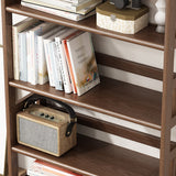 Wood Vertical Bookcase Contemporary Open Back Bookcase for Home Office Clearhalo 'Bookcases' 'furn' 'furn_bookcases' 'Furniture' 'furniture_bookcases' 'kitchen' 'kitchen_bookcases' 'Living Room Furniture' 'Office Furniture' 4826681