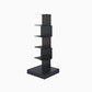 Modern Style Bookshelf Stainless Steel Shelf Bookcase for Home 13.8"L x 13.8"W x 36.2"H Black Clearhalo 'Bookcases' 'furn' 'furn_bookcases' 'Furniture' 'furniture_bookcases' 'kitchen' 'kitchen_bookcases' 'Living Room Furniture' 'Office Furniture' 4826693