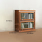 Wooden Barrister Bookcase Contemporary Closed Back Bookcase with Doors for Home Office Clearhalo 'Bookcases' 'furn' 'furn_bookcases' 'Furniture' 'furniture_bookcases' 'kitchen' 'kitchen_bookcases' 'Living Room Furniture' 'Office Furniture' 4826763