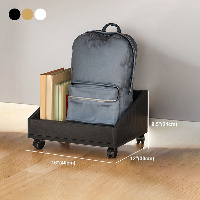 Modern Style Wooden Bookshelf Open Shelf Bookcase with Caster Wheels Clearhalo 'Bookcases' 'furn' 'furn_bookcases' 'Furniture' 'furniture_bookcases' 'kitchen' 'kitchen_bookcases' 'Living Room Furniture' 'Office Furniture' 4826830