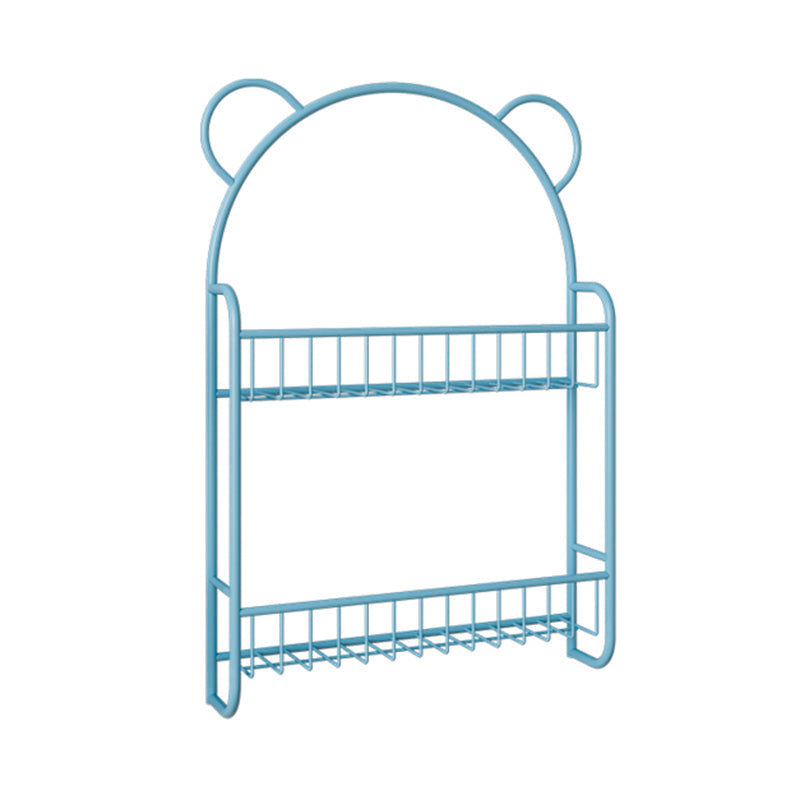 Modern Metal Floating Bookcase Closed Back Wall Mounted Book Shelf 20.5"L x 4.5"W x 30.5"H Blue Clearhalo 'Bookcases' 'furn' 'furn_bookcases' 'Furniture' 'furniture_bookcases' 'kitchen' 'kitchen_bookcases' 'Living Room Furniture' 'Office Furniture' 4826834