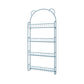 Modern Metal Floating Bookcase Closed Back Wall Mounted Book Shelf 26.4"L x 4.5"W x 59.8"H Blue Clearhalo 'Bookcases' 'furn' 'furn_bookcases' 'Furniture' 'furniture_bookcases' 'kitchen' 'kitchen_bookcases' 'Living Room Furniture' 'Office Furniture' 4826835
