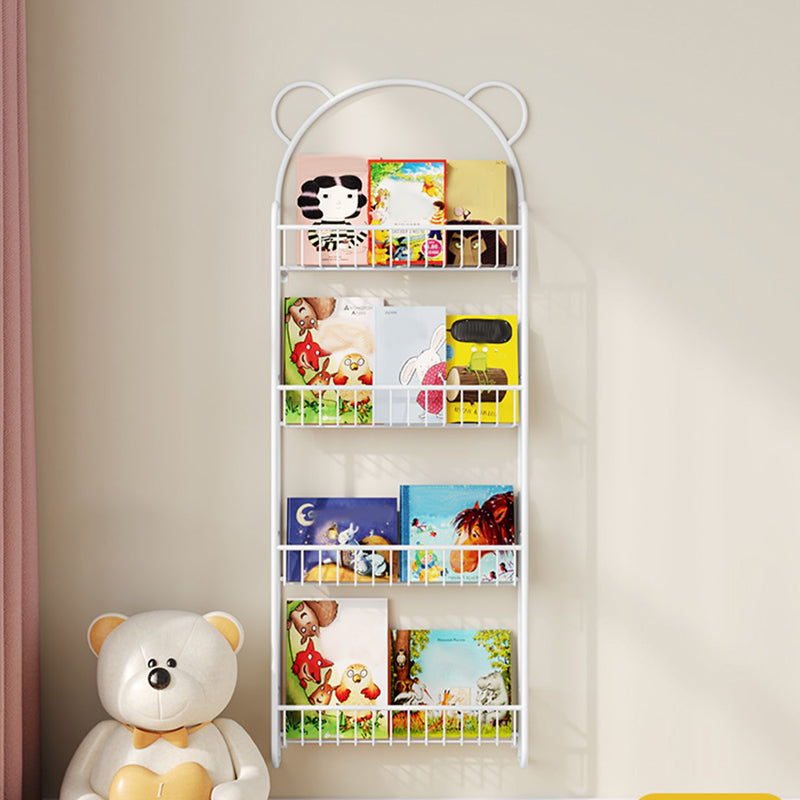 Modern Metal Floating Bookcase Closed Back Wall Mounted Book Shelf Clearhalo 'Bookcases' 'furn' 'furn_bookcases' 'Furniture' 'furniture_bookcases' 'kitchen' 'kitchen_bookcases' 'Living Room Furniture' 'Office Furniture' 4826839