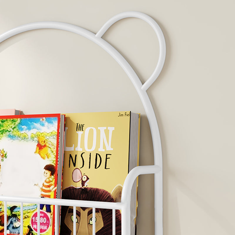 Modern Metal Floating Bookcase Closed Back Wall Mounted Book Shelf Clearhalo 'Bookcases' 'furn' 'furn_bookcases' 'Furniture' 'furniture_bookcases' 'kitchen' 'kitchen_bookcases' 'Living Room Furniture' 'Office Furniture' 4826846