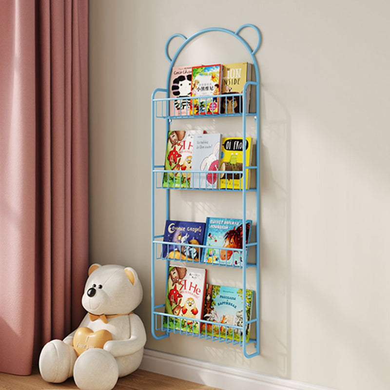 Modern Metal Floating Bookcase Closed Back Wall Mounted Book Shelf Clearhalo 'Bookcases' 'furn' 'furn_bookcases' 'Furniture' 'furniture_bookcases' 'kitchen' 'kitchen_bookcases' 'Living Room Furniture' 'Office Furniture' 4826851