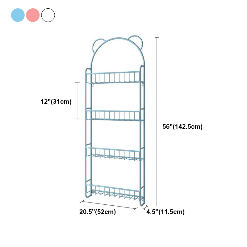 Modern Metal Floating Bookcase Closed Back Wall Mounted Book Shelf Clearhalo 'Bookcases' 'furn' 'furn_bookcases' 'Furniture' 'furniture_bookcases' 'kitchen' 'kitchen_bookcases' 'Living Room Furniture' 'Office Furniture' 4826855