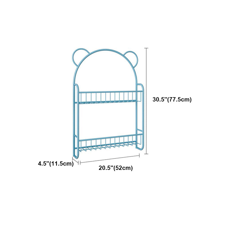 Modern Metal Floating Bookcase Closed Back Wall Mounted Book Shelf Clearhalo 'Bookcases' 'furn' 'furn_bookcases' 'Furniture' 'furniture_bookcases' 'kitchen' 'kitchen_bookcases' 'Living Room Furniture' 'Office Furniture' 4826856