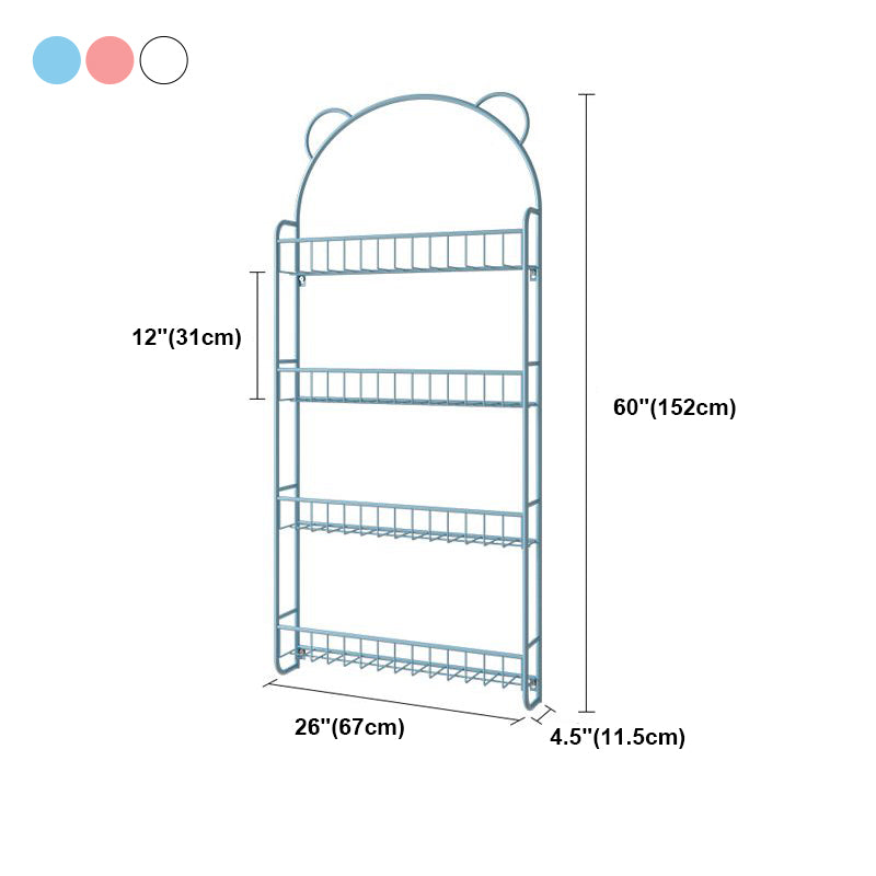 Modern Metal Floating Bookcase Closed Back Wall Mounted Book Shelf Clearhalo 'Bookcases' 'furn' 'furn_bookcases' 'Furniture' 'furniture_bookcases' 'kitchen' 'kitchen_bookcases' 'Living Room Furniture' 'Office Furniture' 4826857