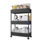 Contemporary Vertical Etagere Bookshelf with Metal Frame Plastic Bookshelf Clearhalo 'Bookcases' 'furn' 'furn_bookcases' 'Furniture' 'furniture_bookcases' 'kitchen' 'kitchen_bookcases' 'Living Room Furniture' 'Office Furniture' 4826866