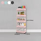 Contemporary Vertical Etagere Bookshelf with Metal Frame Plastic Bookshelf Clearhalo 'Bookcases' 'furn' 'furn_bookcases' 'Furniture' 'furniture_bookcases' 'kitchen' 'kitchen_bookcases' 'Living Room Furniture' 'Office Furniture' 4826882
