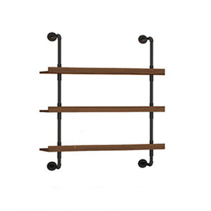 Industrial Style Bookshelf Wall Mounted Shelf Bookcase for Home Clearhalo 'Bookcases' 'furn' 'furn_bookcases' 'Furniture' 'furniture_bookcases' 'kitchen' 'kitchen_bookcases' 'Living Room Furniture' 'Office Furniture' 4826931