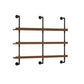 Industrial Style Bookshelf Wall Mounted Shelf Bookcase for Home Clearhalo 'Bookcases' 'furn' 'furn_bookcases' 'Furniture' 'furniture_bookcases' 'kitchen' 'kitchen_bookcases' 'Living Room Furniture' 'Office Furniture' 4826932