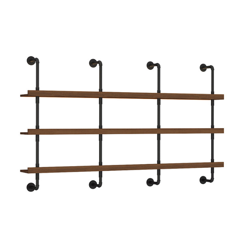 Industrial Style Bookshelf Wall Mounted Shelf Bookcase for Home Clearhalo 'Bookcases' 'furn' 'furn_bookcases' 'Furniture' 'furniture_bookcases' 'kitchen' 'kitchen_bookcases' 'Living Room Furniture' 'Office Furniture' 4826937