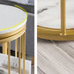 Kitchen Stone Top Counter Table Metal Base 42-inch Height Nordic Bar Table Clearhalo 'Bar Furniture' 'Bar Tables' 'bar_tables' 'furn' 'furn_bar_tables' 'Furniture' 'furniture_bar_tables' 'Kitchen & Dining Furniture' 4829117