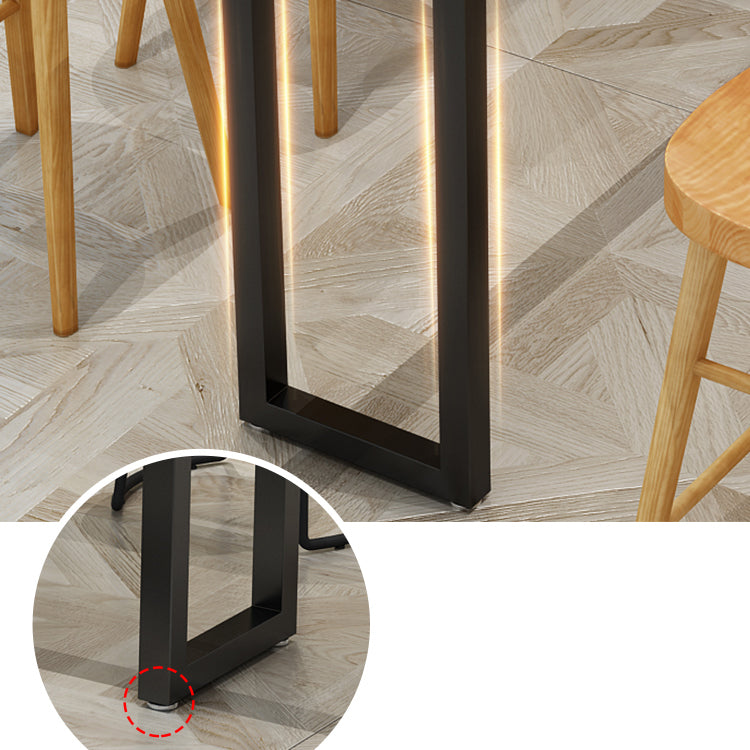 Modern Style Dining Table Wooden Bar Counter Table for Kitchen Clearhalo 'Bar Furniture' 'Bar Tables' 'bar_tables' 'furn' 'furn_bar_tables' 'Furniture' 'furniture_bar_tables' 'Kitchen & Dining Furniture' 4829274