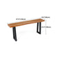 Industrial Dining Rectangle Table Wooden Bar Counter Table for Kitchen Clearhalo 'Bar Furniture' 'Bar Tables' 'bar_tables' 'furn' 'furn_bar_tables' 'Furniture' 'furniture_bar_tables' 'Kitchen & Dining Furniture' 4829352