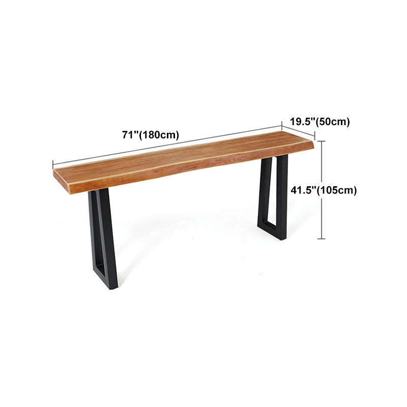 Industrial Dining Rectangle Table Wooden Bar Counter Table for Kitchen Clearhalo 'Bar Furniture' 'Bar Tables' 'bar_tables' 'furn' 'furn_bar_tables' 'Furniture' 'furniture_bar_tables' 'Kitchen & Dining Furniture' 4829354
