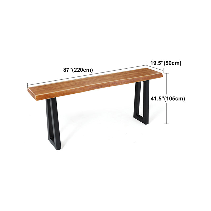 Industrial Dining Rectangle Table Wooden Bar Counter Table for Kitchen Clearhalo 'Bar Furniture' 'Bar Tables' 'bar_tables' 'furn' 'furn_bar_tables' 'Furniture' 'furniture_bar_tables' 'Kitchen & Dining Furniture' 4829356