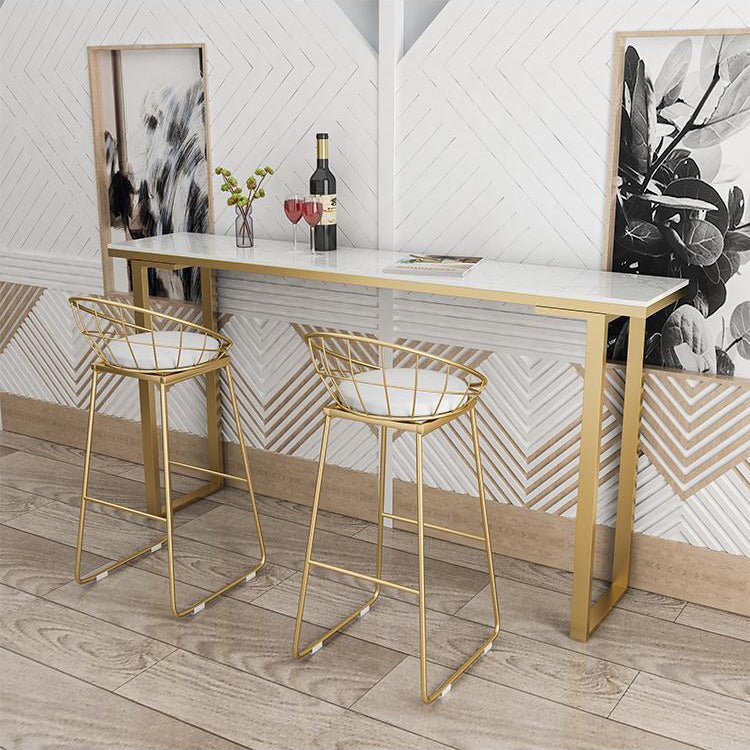 Nordic Style Rectangle Sintered Stone Table Dining Bar Counter Table for Kitchen Clearhalo 'Bar Furniture' 'Bar Tables' 'bar_tables' 'furn' 'furn_bar_tables' 'Furniture' 'furniture_bar_tables' 'Kitchen & Dining Furniture' 4829364