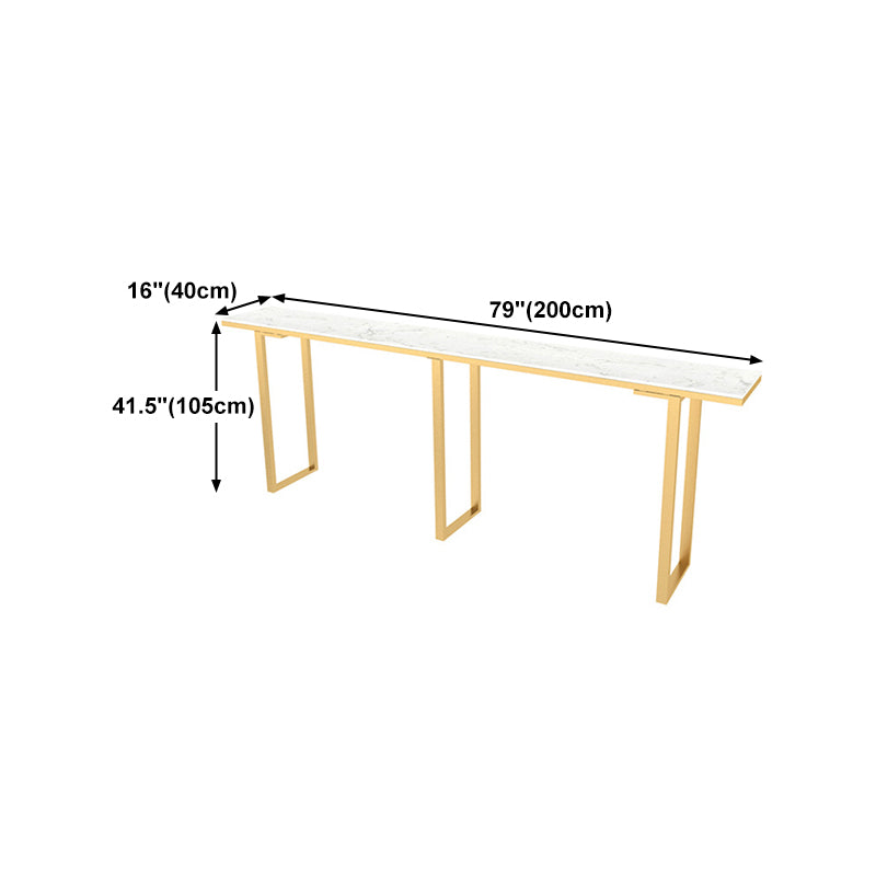 Nordic Style Rectangle Sintered Stone Table Dining Bar Counter Table for Kitchen Clearhalo 'Bar Furniture' 'Bar Tables' 'bar_tables' 'furn' 'furn_bar_tables' 'Furniture' 'furniture_bar_tables' 'Kitchen & Dining Furniture' 4829371