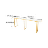 Nordic Style Rectangle Sintered Stone Table Dining Bar Counter Table for Kitchen Clearhalo 'Bar Furniture' 'Bar Tables' 'bar_tables' 'furn' 'furn_bar_tables' 'Furniture' 'furniture_bar_tables' 'Kitchen & Dining Furniture' 4829376