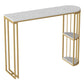 Nordic Style Sintered Stone Table Dining Bar Counter Table for Kitchen Gold Marble Clearhalo 'Bar Furniture' 'Bar Tables' 'bar_tables' 'furn' 'furn_bar_tables' 'Furniture' 'furniture_bar_tables' 'Kitchen & Dining Furniture' 4829381
