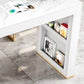 Modern Sintered Stone Table Dining Bar Counter Table for Kitchen with Metal Legs Clearhalo 'Bar Furniture' 'Bar Tables' 'bar_tables' 'furn' 'furn_bar_tables' 'Furniture' 'furniture_bar_tables' 'Kitchen & Dining Furniture' 4829400
