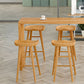Nordic Style Dining Rectangle Table Wooden Bar Counter Table for Kitchen Clearhalo 'Bar Furniture' 'Bar Tables' 'bar_tables' 'furn' 'furn_bar_tables' 'Furniture' 'furniture_bar_tables' 'Kitchen & Dining Furniture' 4829436
