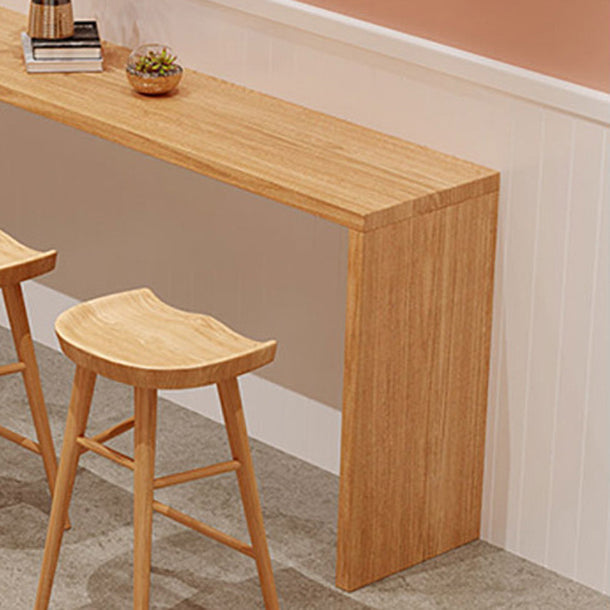 Nordic Style Dining Rectangle Table Wooden Bar Counter Table for Kitchen Clearhalo 'Bar Furniture' 'Bar Tables' 'bar_tables' 'furn' 'furn_bar_tables' 'Furniture' 'furniture_bar_tables' 'Kitchen & Dining Furniture' 4829438