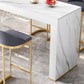 Modern Style Sintered Stone Table Dining Bar Counter Table for Kitchen Clearhalo 'Bar Furniture' 'Bar Tables' 'bar_tables' 'furn' 'furn_bar_tables' 'Furniture' 'furniture_bar_tables' 'Kitchen & Dining Furniture' 4829455