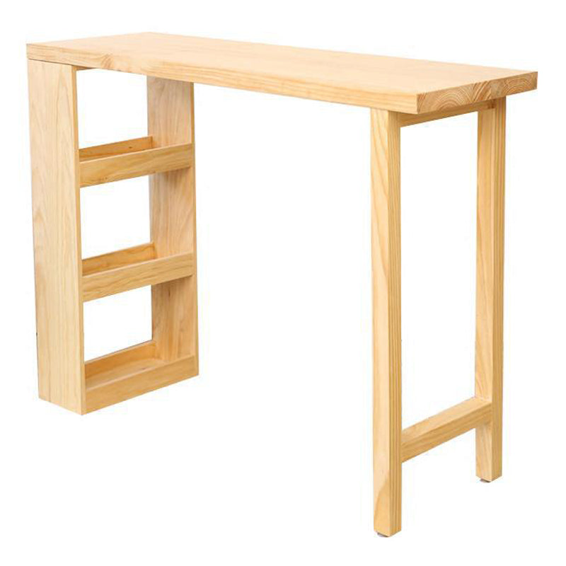 Modern Style Wooden Table Dining Wooden Bar Counter Table for Kitchen Without Chairs Clearhalo 'Bar Furniture' 'Bar Tables' 'bar_tables' 'furn' 'furn_bar_tables' 'Furniture' 'furniture_bar_tables' 'Kitchen & Dining Furniture' 4829507
