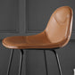 Contemporary Matte Finish Footrest Barstool Leather Home Stool Clearhalo 'Bar Furniture' 'Bar Stools' 'bar_stools' 'Furniture' 'furniture_bar_stools' 'Kitchen & Dining Furniture' 4829897